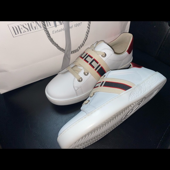 BRAND NEW GUCCI SNEAKERS YOUTH SIZE 3 - Picture 3 of 9